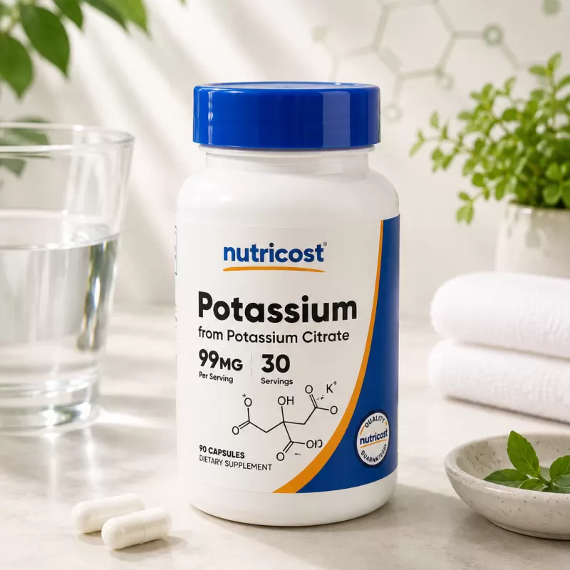 Potassium 99 mg 30 cápsulas